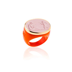 Classic Ring Cupid and Psyche