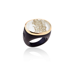 Anello Classic Cupido e la farfalla