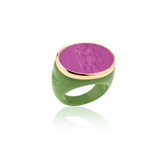 Anello Classic Cupido e la farfalla