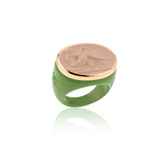 Anello Classic Leda e il Cigno