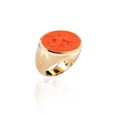 Anello Lux Leda e il cigno
