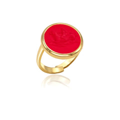Eos Ring Cupid on sea calf