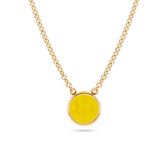 Libra Necklace Cupid on Sea Calf