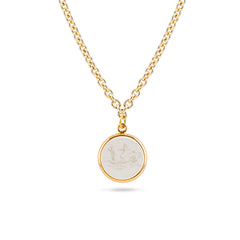 Eos Necklace Cupid on Sea Calf