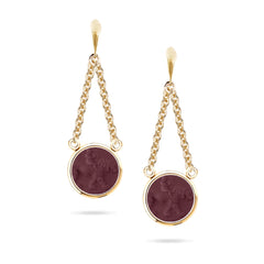 Libra Earrings Cupid and the Lion