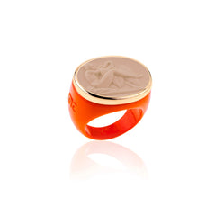 Anello Classic Leda e il Cigno