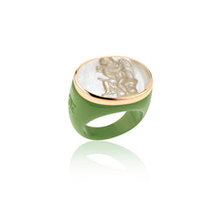 Anello Classic Cupido e la farfalla