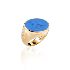 Anello Lux Leda e il cigno