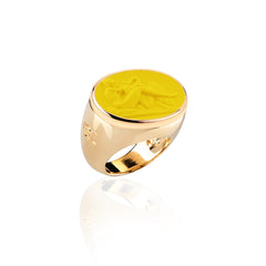 Anello Lux Leda e il cigno