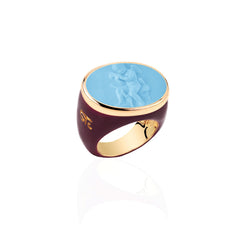 Anello Lumen Cupido e la Farfalla