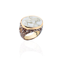 Jaguar Ring Cupid and the Lion