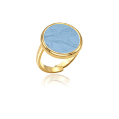 Anello Cupido Cupido e il Leone