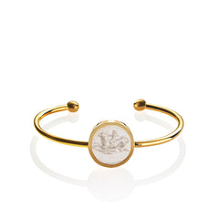 Bracciale Sfera Cupido su vitello marino