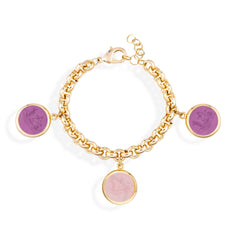Bracciale Charms Cupido su Vitello Marino