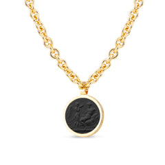 Denario Necklace Cupid and Bacchus