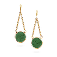 Libra Earrings Dionysus-Bacchante