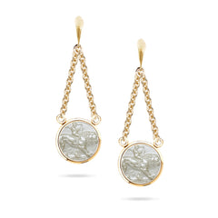 Libra Earrings Cupid and the Lion