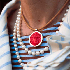 Easy Denario Necklace Cupid and Bacchus