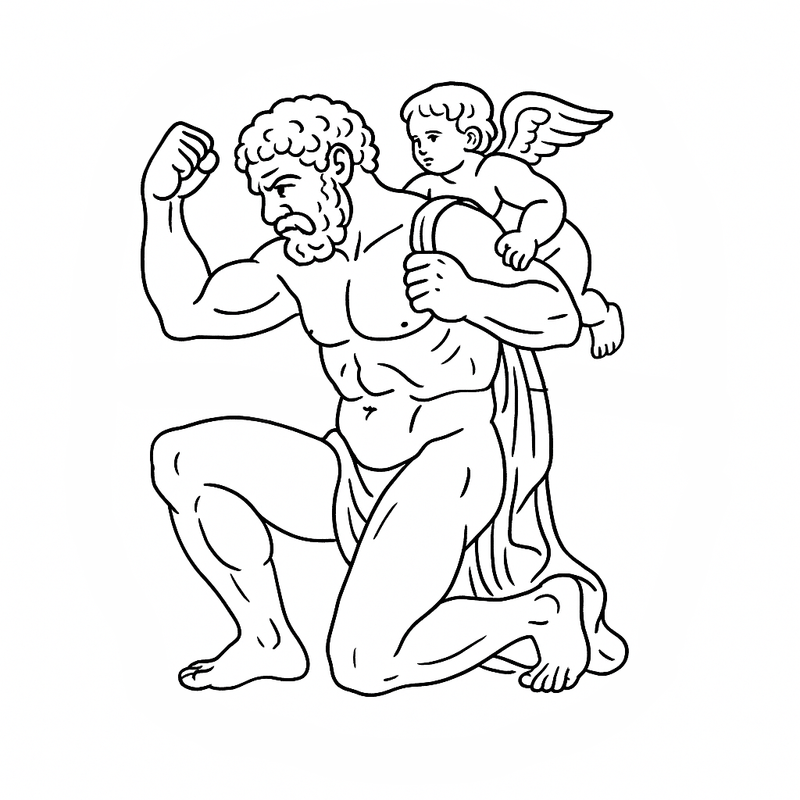 Hercules and Cupid