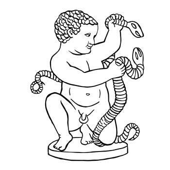 Hercules and the Snake